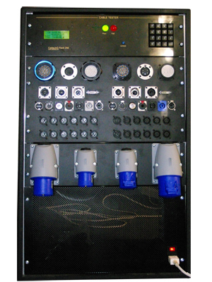 CableJoG 128 audio tester in cabinet